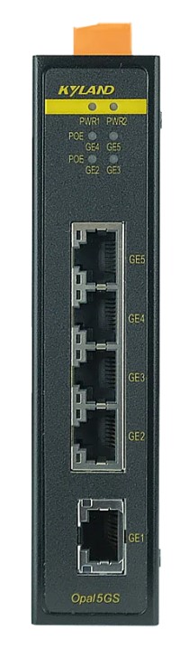 

Коммутатор неуправляемый Kyland Opal5GS 302220105 un-managed Switch, support 1*10/100/1000M RJ45 port and 4* 10/100/1000M RJ45 PoE port, 24VDC, redund, Opal5GS
