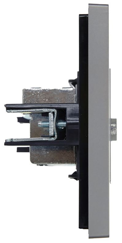 

Розетка телевизионная проходная IEK FP-A10-P-K46 FORTE&PIANO FP529 сталь, FP-A10-P-K46