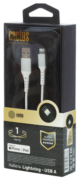 фото Кабель интерфейсный  Cactus CS-LG.USB.A-1 в Уфе