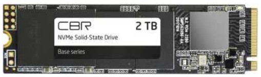 

Накопитель SSD M.2 2280 CBR SSD-002TB-M.2-BS24b 2048GB, 3500/3100MB/s, TBW 1000, OEM, SSD-002TB-M.2-BS24b