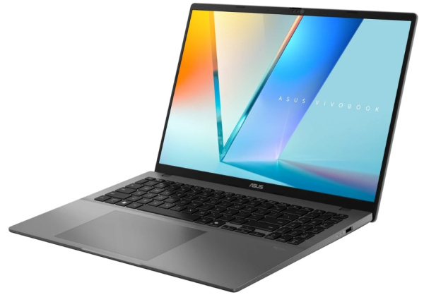 фото Ноутбук ASUS Vivobook S16 M3607H (M3607HA-SH097) 16" (AMD Ryzen 7, 16Гб DDR5, SSD 1 Тб, Radeon Graphics, Без ОС) Серый [90NB16F1-M006D0]
