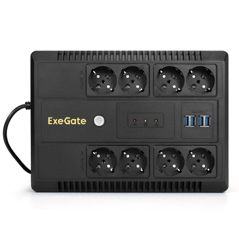 фото Источник бесперебойного питания  Exegate NEO NNB-850.LED.AVR.8SH.CH в Уфе