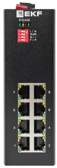 фото Коммутатор промышленный неуправляемый EKF TSX-U-8GTP в Казани
