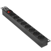 фото Блок розеток Exegate ServerPro PDU-19H804 Al-8S-EU2.5CU-SW