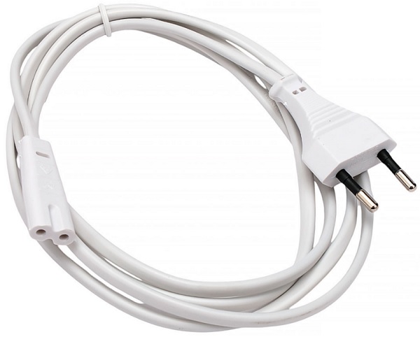 

Кабель питания Cablexpert PC-184W-VDE-1.8M CEE 7/16-C7, 2x0.75мм2, 2.5А, VDE, 1.8м, белый, пакет, PC-184W-VDE-1.8M