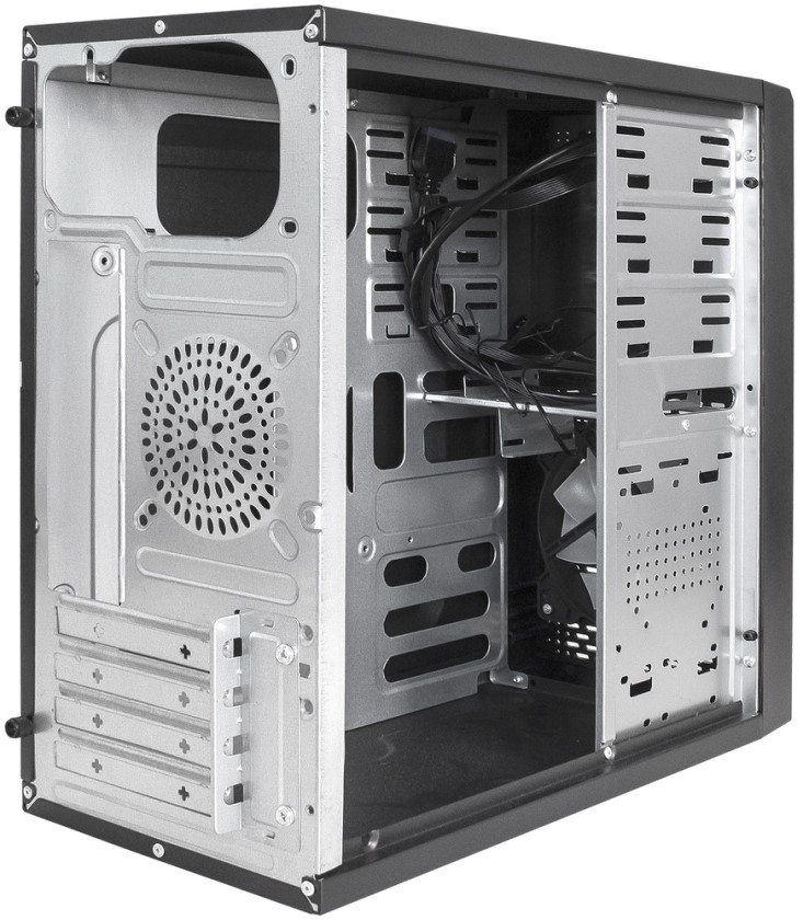 

Корпус mATX Exegate mEVO-7807 EX292981RUS черный. без БП, USB2.0, USB3.0, 120mm fan, с RGB подсветкой, mEVO-7807