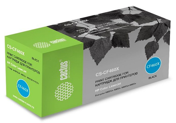 Изображение товара Картридж Cactus CS-CF460X для лазерных принтеров HP с высоким качеством печати