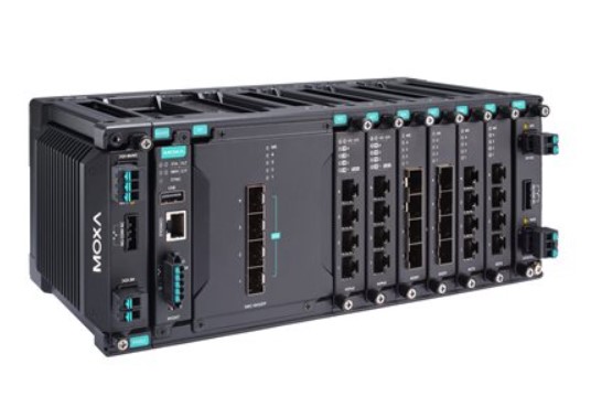 

Коммутатор управляемый MOXA MDS-G4028-4XGS-T модульный 2 уровня, 4 встроенных порта SFP+ 10GE, 6 слотов для 4 портовых FE/GE модулей, MDS-G4028-4XGS-T