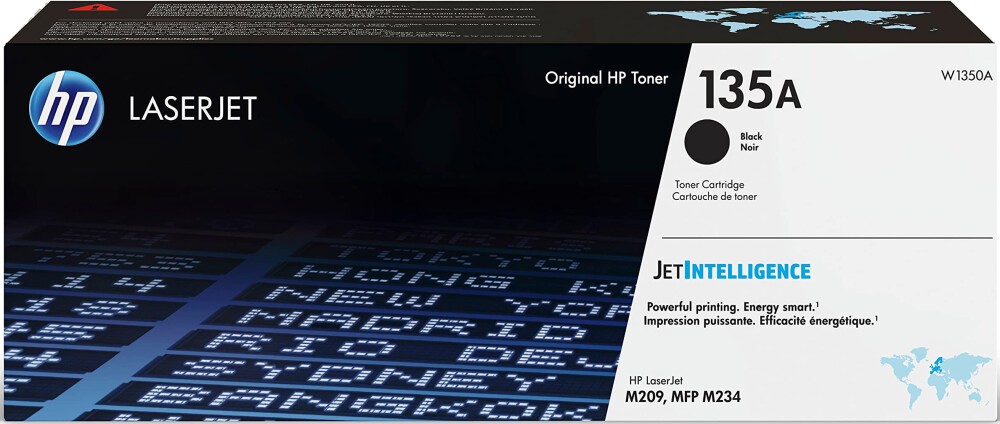 

Картридж HP W1350A 135A, черный 1100 стр, W1350A