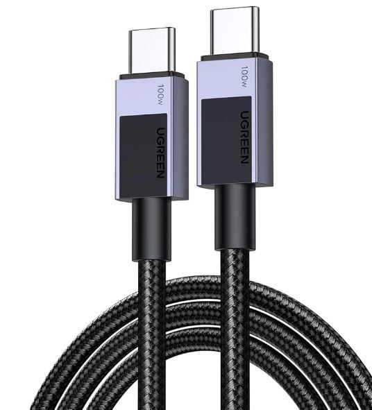 

Кабель UGREEN L512 35985_ USB-C 2.0 to USB-C 2.0 PD Fast Charging 5A Cable. Длина: 0,5м. Цвет: черный/серый, L512