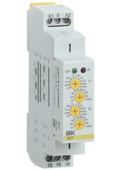 

Реле циклическое IEK ORT-S1-AC230V ORT 1 контакт 230В AC, ORT-S1-AC230V