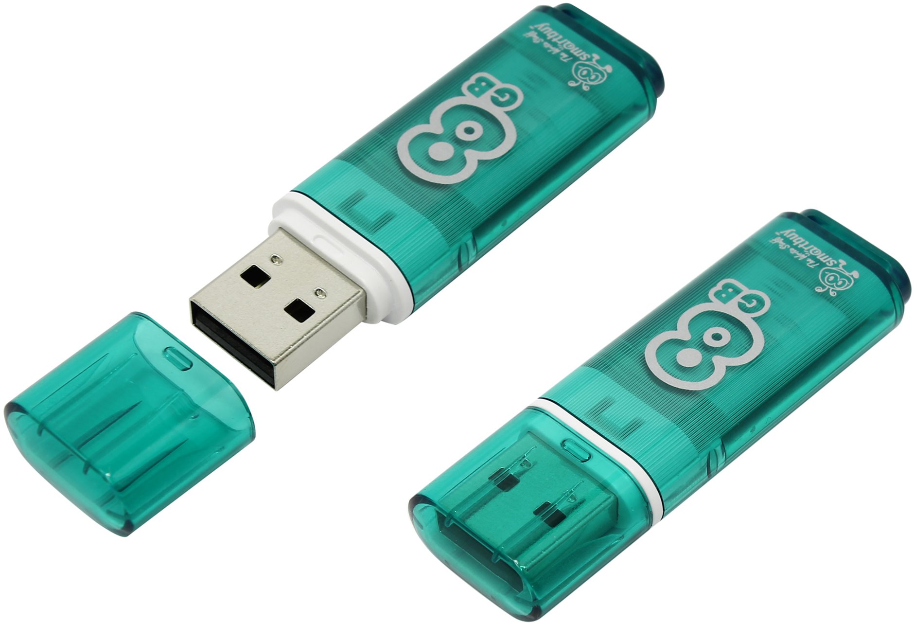 

Накопитель USB 2.0 8GB SmartBuy SB8GBGS-G Glossy Green, SB8GBGS-G