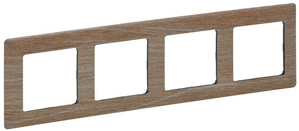 

Рамка Legrand 754184 Valena LIFE, 4-ая, светлое дерево, 754184