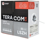 фото Кабель витая пара EKF TRCS-5EUTP-04LTX-GY-IN3