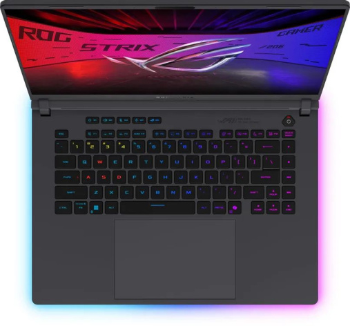 фото Ноутбук ASUS ROG Strix G16 G615JMR-S5202 16" (Intel Core i7, 16Гб DDR5, SSD 1 Тб, GeForce RTX 5060, Без ОС) Серый [90NR0LB1-M00950]