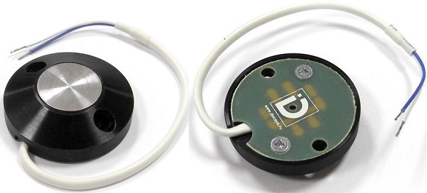 Изображение товара Кнопка Даксис КН-04 металлическая накладная черная