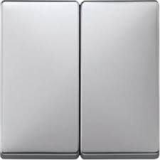 

Клавиша Schneider Electric MTN412546 Merten 2-ая, металл, IP20 (сталь), MTN412546