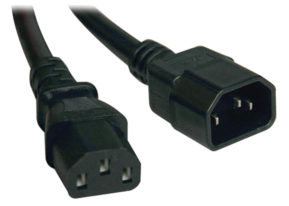 

Кабель питания ITK PC-C13C14-2M PDU 3х1,5мм2 2м с разъёмами С13-C14, PC-C13C14-2M