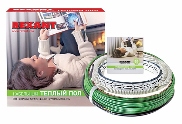 

Теплый пол Rexant Slim RNB -45-550 51-0504-3 550Вт/45м/ S, м2: 3,5-4,5 (двух жильный), Slim RNB -45-550