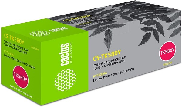 фото Тонер-картридж  Cactus CS-TK580Y в Челябинске