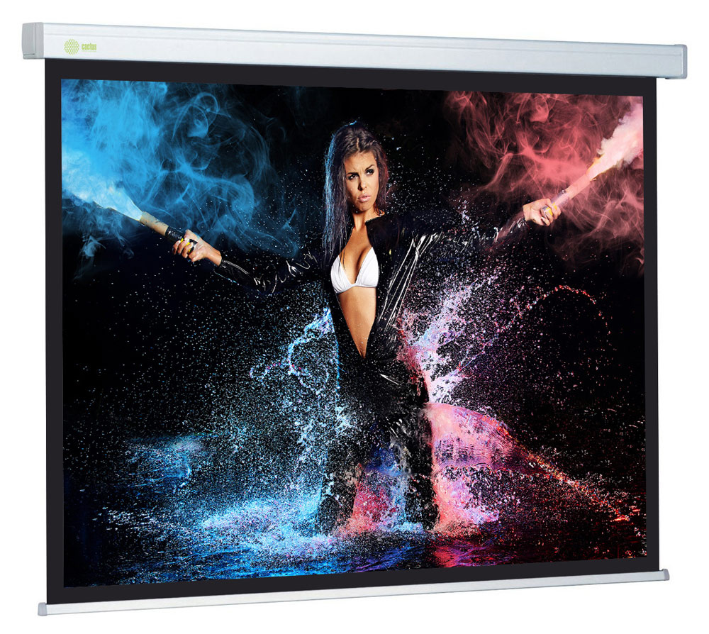 

Экран Cactus CS-PSW-180X180 Wallscreen 1:1 настенно-потолочный рулонный белый, CS-PSW-180X180