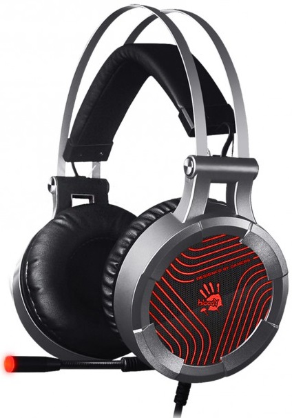 

Гарнитура A4Tech Bloody G530 черный/серый, 1.8м, мониторы, оголовье, Bloody G530