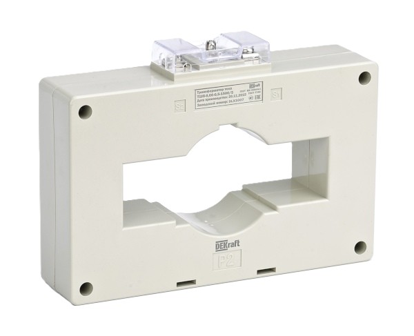 

Трансформатор тока DEKraft 50125DEK ТШП-0,66 0,5S 1500/5 15ВА, диаметр 120мм, 50125DEK