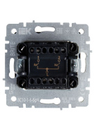 фото Выключатель двухклавишный для жалюзи  IEK BR-V15-0-10-K02