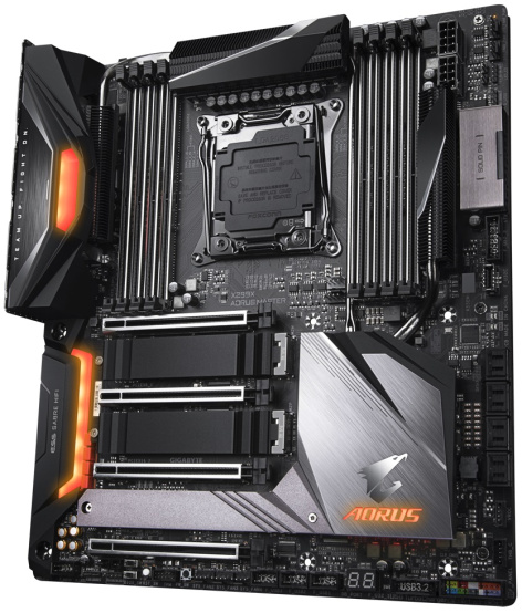 фото Материнская плата E-ATX GIGABYTE X299X AORUS MASTER