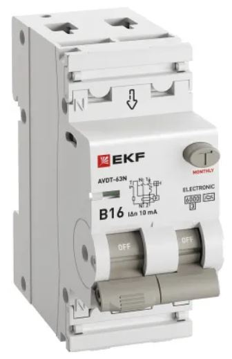 фото Автомат дифференциальный EKF D63N26EA16B10 в Санкт-Петербургe