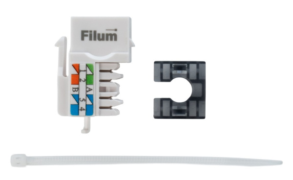 фото Модуль Keystone RJ45 UTP Filum FL-KJ-U5E-WT-90 в Уфе