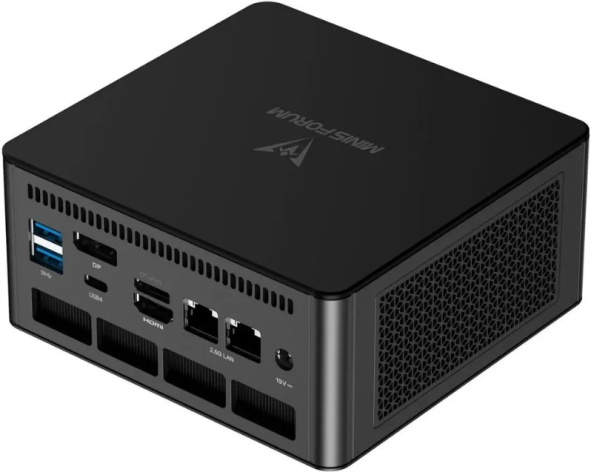 фото Мини ПК Minisforum UM890Pro (AMD Ryzen 9 8945HS (8/16; 4,0ГГц; 16Мб), 4ГГц, 16ГБ DDR5, SSD 512 Гб, Radeon 780M, Windows 11 Профессиональная) [UM890PRO/64GB+1TB/1]