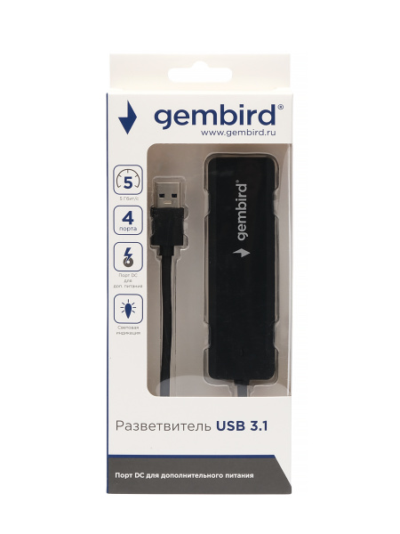 фото Разветвитель USB 3.1 Gembird UHB-C354 в Уфе