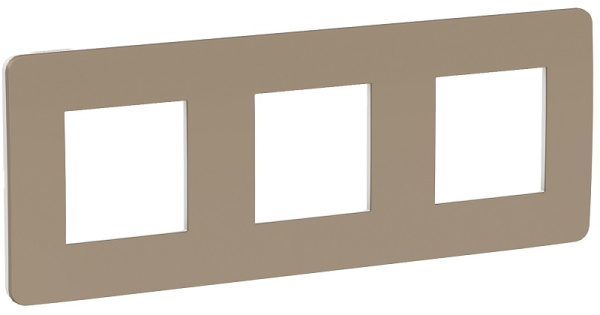 Изображение товара Рамка Schneider Electric NU280626 для трех постов Unica NEW