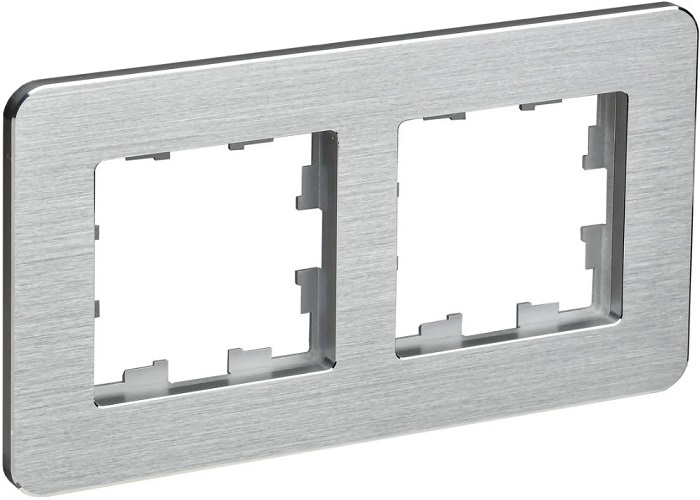 

Рамка двойная IEK BR-M22-M-21-K47 BRITE РУ-2-1-Бр Металл Алюминевый RE AL, BR-M22-M-21-K47