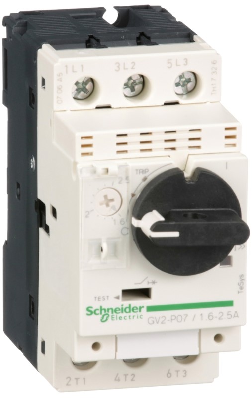 

Автоматический выключатель Schneider Electric GV2P07 с комбинированным расцепителем (1,6-2,5А), GV2P07