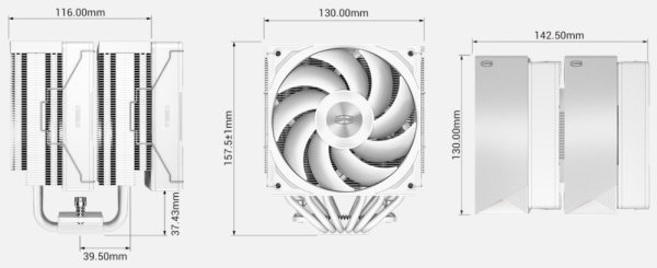 фото Кулер  PCCooler RZ620 WH в Казани