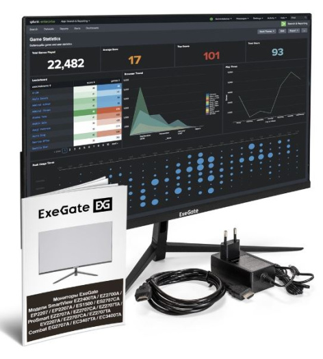 фото Монитор 27" Exegate ProSmart EZ2707CA в Уфе