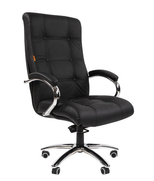 

Кресло офисное Chairman 424 7163863 Россия нат.кожа/экокожа черная (мультиблок), 424