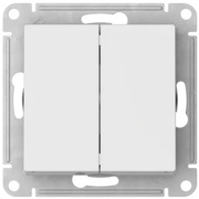 фото Выключатель двухклавишный Systeme Electric ATN440151S