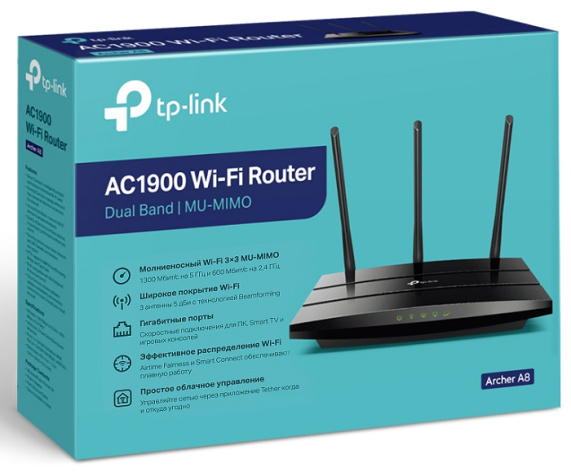 фото Роутер WiFi TP-LINK Archer A8