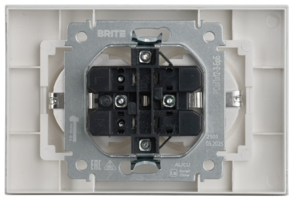 фото Розетка двухместная с заземлением  IEK BR-R28-16-K10-F в Санкт-Петербургe