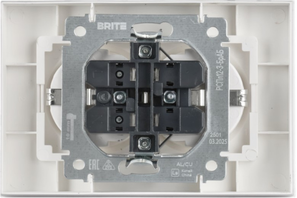 фото Розетка двухместная с заземлением  IEK BR-R27-16-K91-F в Санкт-Петербургe