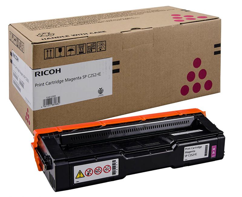 

Картридж Ricoh Magenta SP C252HE 407718 малиновый SP C252DN/C252SF 6000 отпечатков, Magenta SP C252HE