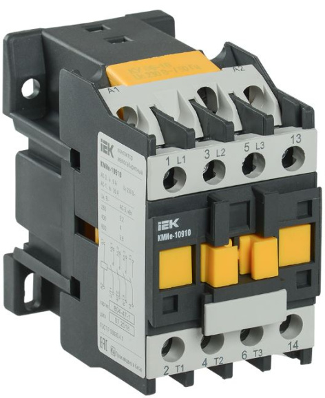 Изображение товара Контактор IEK KKME11-018-110-01 малогабаритный для электродвигателей до 660 В
