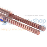 фото Кабель PROconnect 2х0.75 мм², прозрачный BLUELINE, 100 м.