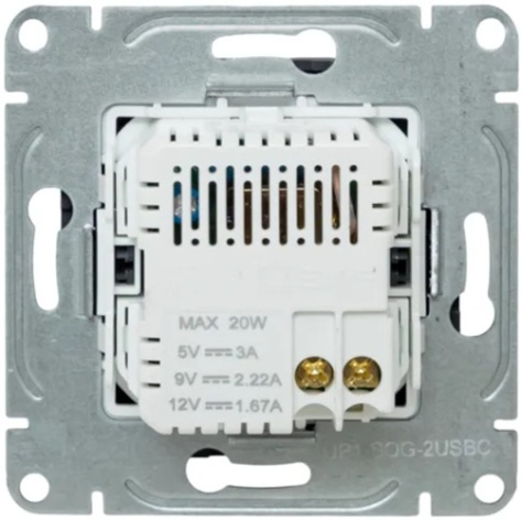 фото Розетка USB  EKF UP1-SOG-2USBC в Воронеже