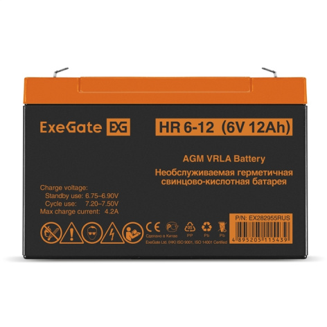 фото Батарея  Exegate HR 6-12 в Уфе