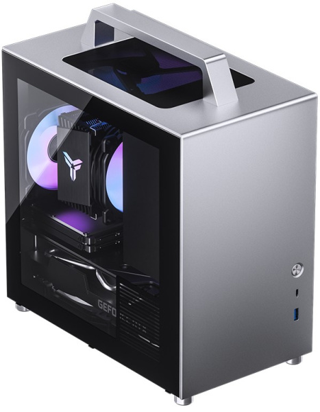 фото Корпус mini-ITX JONSBO T8 PLUS Silver в Перми