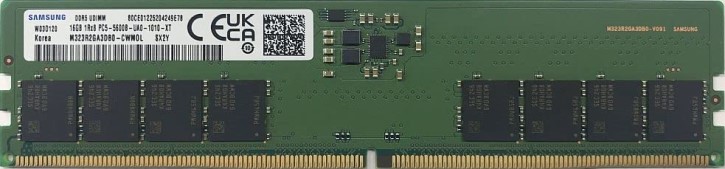 

Модуль памяти DDR5 16GB Samsung M323R2GA3DB0-CWM PC5-44800 5600MHz CL40 Reg ECC 1.1V, M323R2GA3DB0-CWM